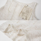 Patch Detail Distressed Top